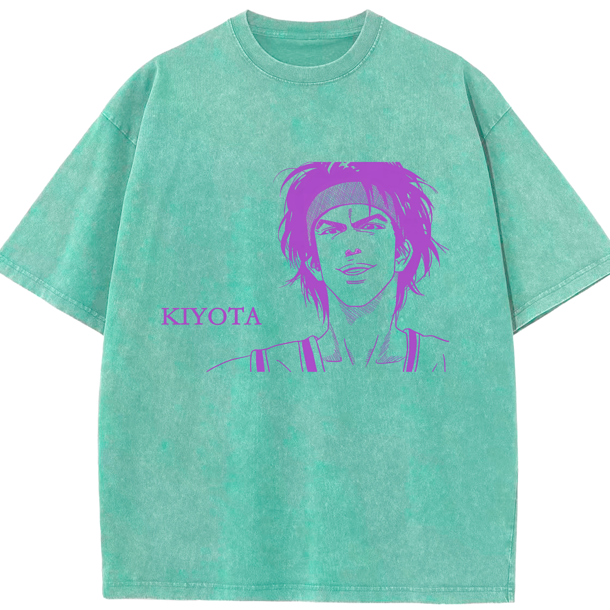 （画像用） SLAM DUNK／スラムダンク 綿100% ヴィンテージ風 半袖Tシャツ（フロントプリント）
